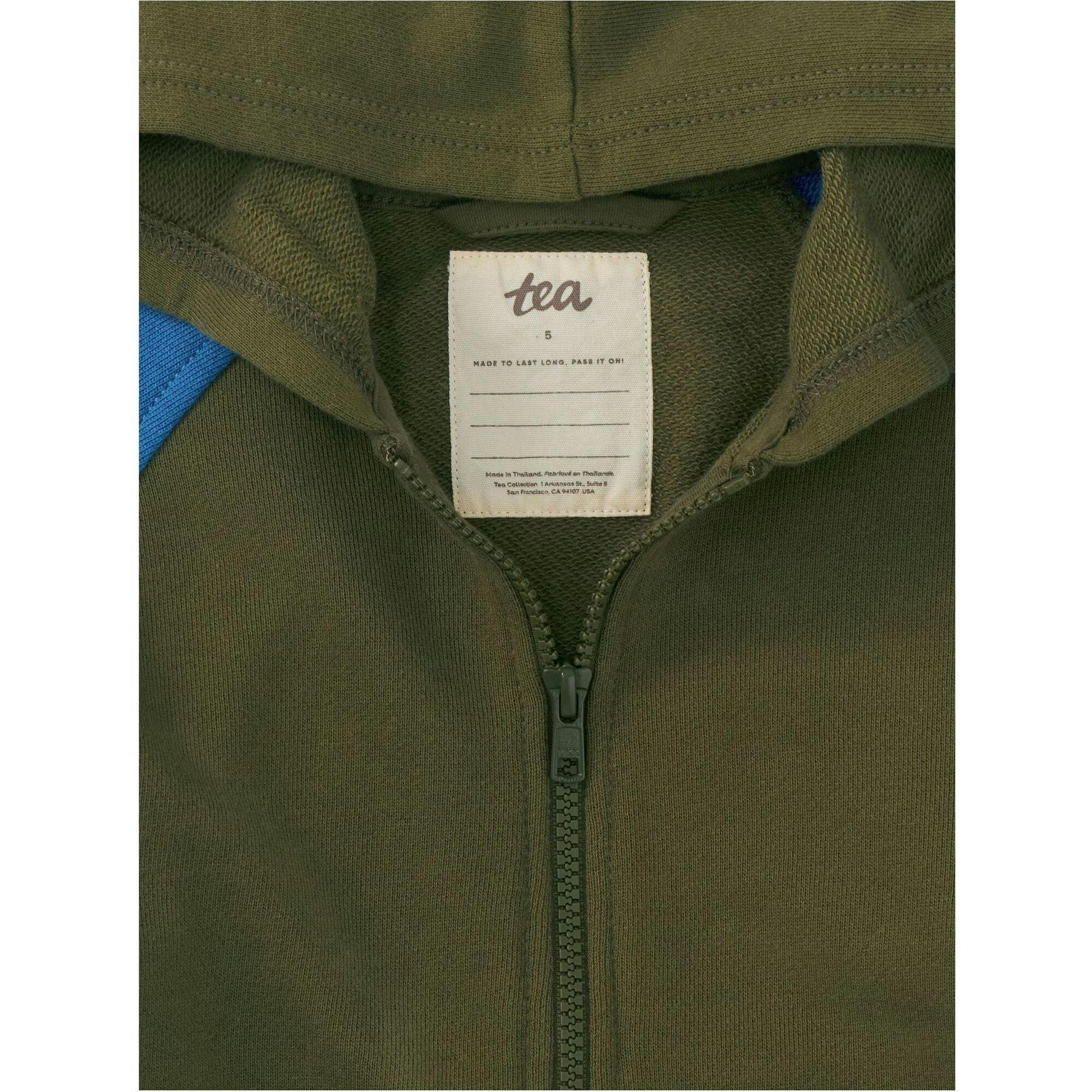 Colorblock Long Sleeve Kangaroo Pocket Hoodie, Multi