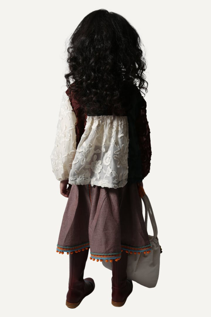 MAYA EMBROIDERED PEASANT SKIRT