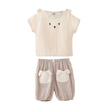 Beige Bear Pocket Set