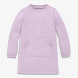Kids cozy fleece sweatshirt dress