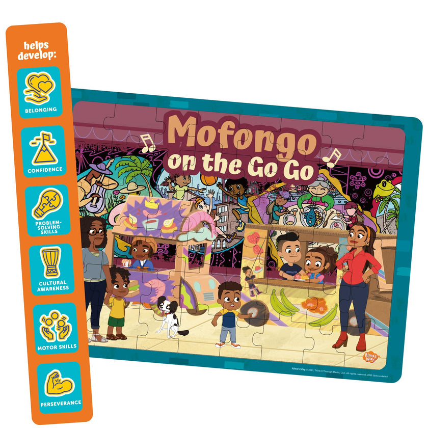 Alma’s Way™ Mofongo on the Go Go 48p FSC® Wooden Tray Puzzle