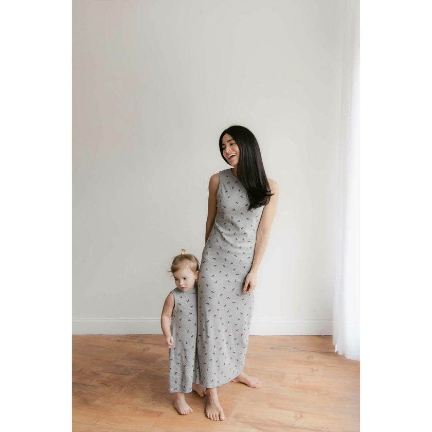 mommy & me rose maxi