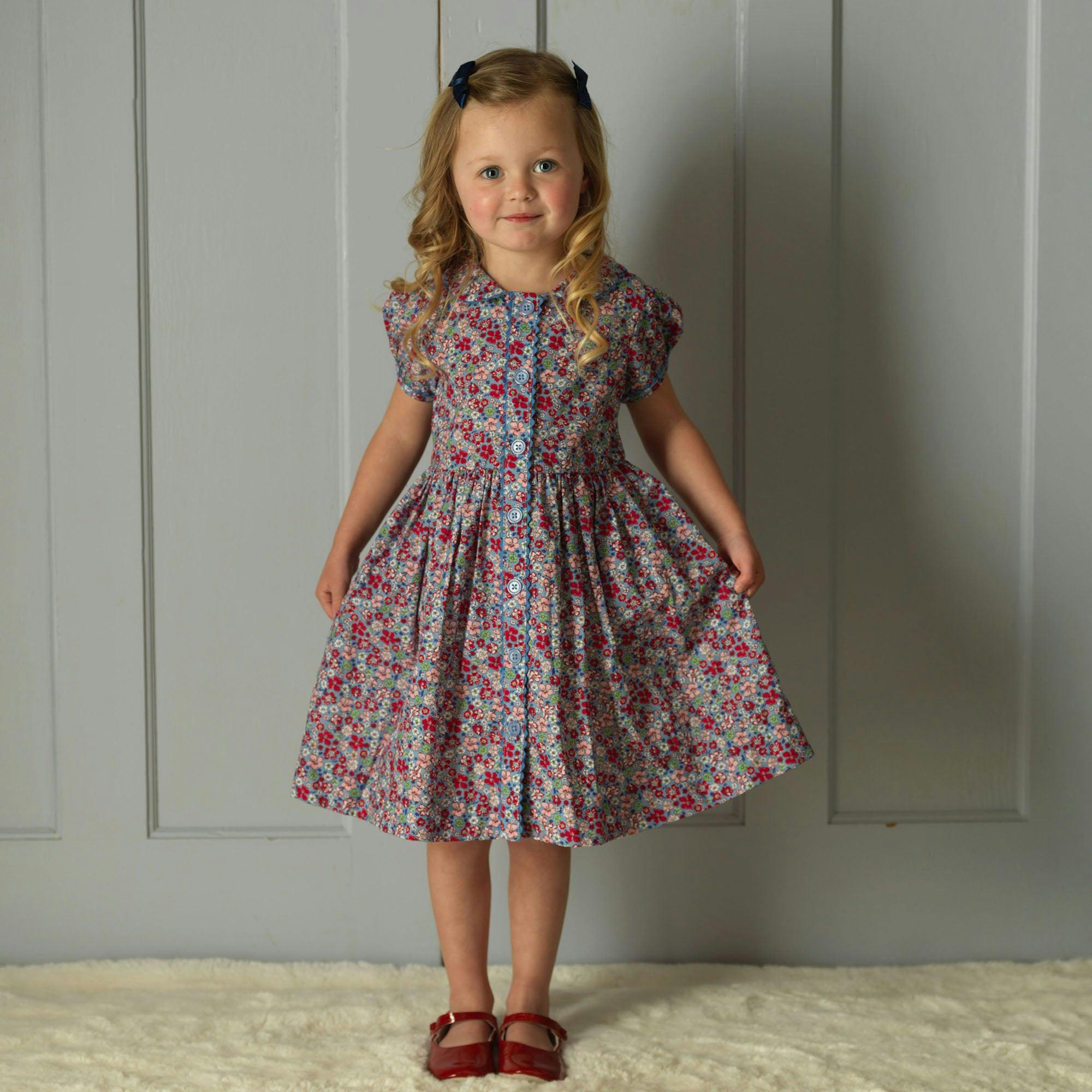 Country Garden Button-Front Dress