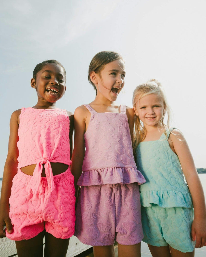 Terry Tank Top With Shorts Set