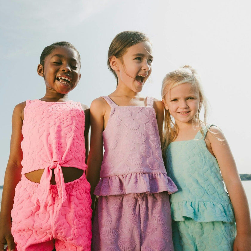 Terry Tank Top With Shorts Set