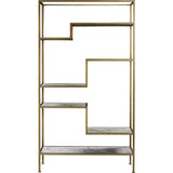 Marmo Modern Marble-Look 5-Tier Display Shelf