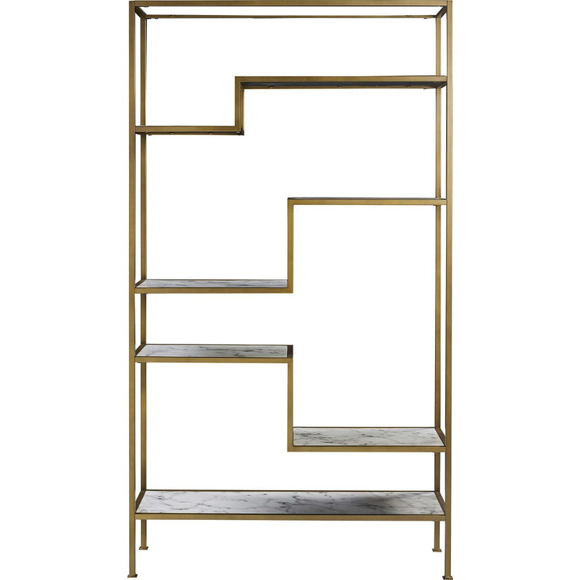 Marmo Modern Marble-Look 5-Tier Display Shelf