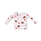 Touchdown Time - Red - Long Sleeve Loungewear Set