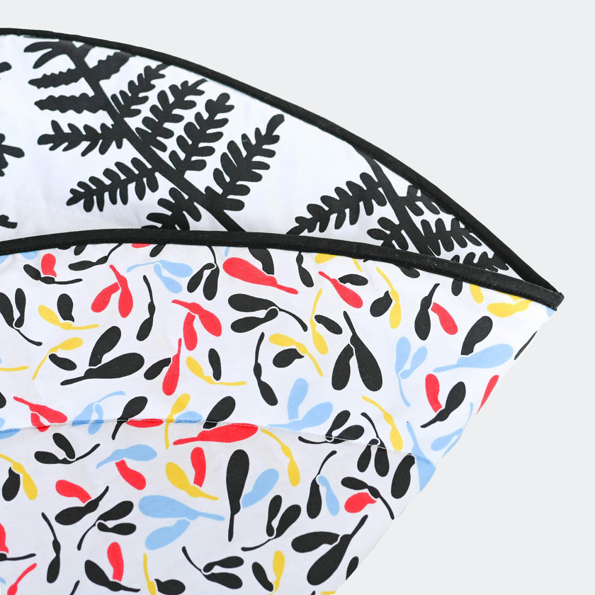 Plant Print Reversible Round Playmat