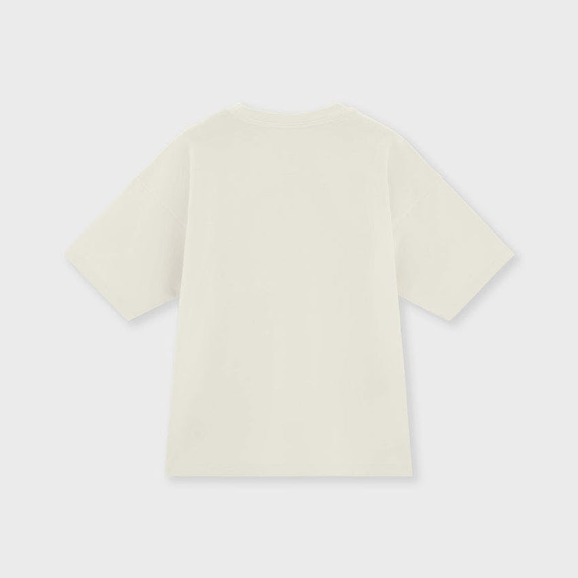 Relaxed Organic Cotton T-Shirt With SOW Print