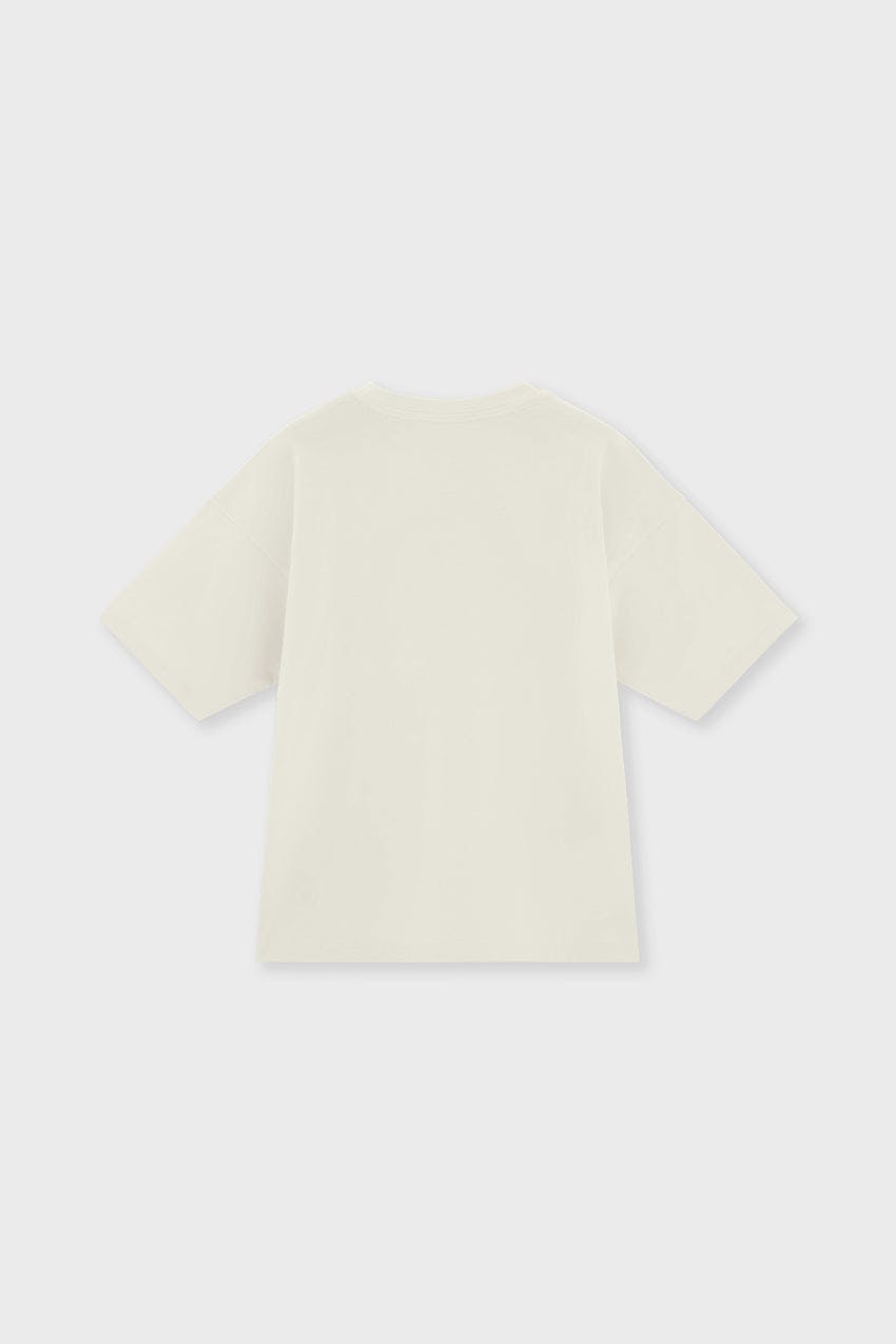 Relaxed Organic Cotton T-Shirt With SOW Print