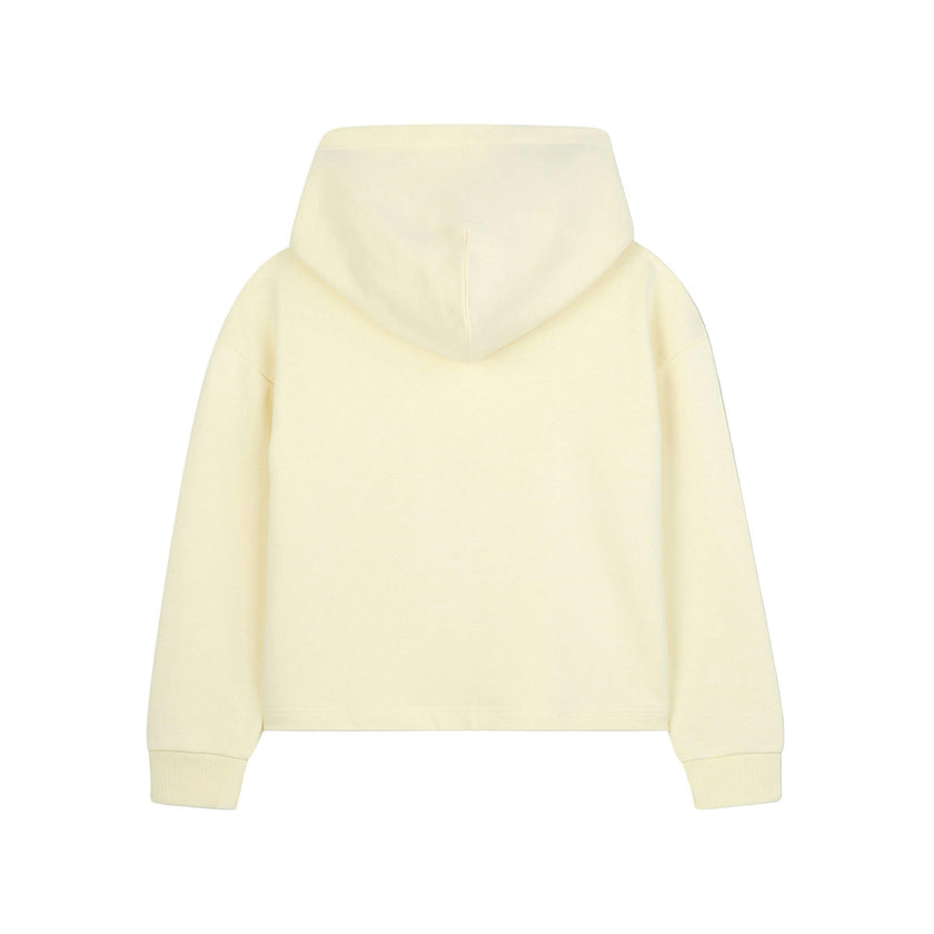Straw Yellow Hooded Sweatshirt