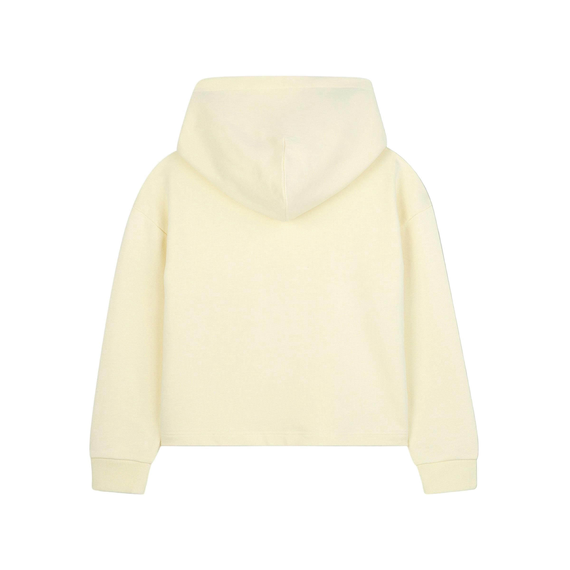 Straw Yellow Hooded Sweatshirt