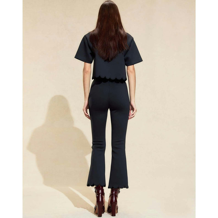 Ella Bonded Scallop Top
