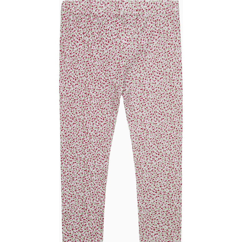 Leggings in Red Cherry Floral