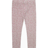 Leggings in Red Cherry Floral