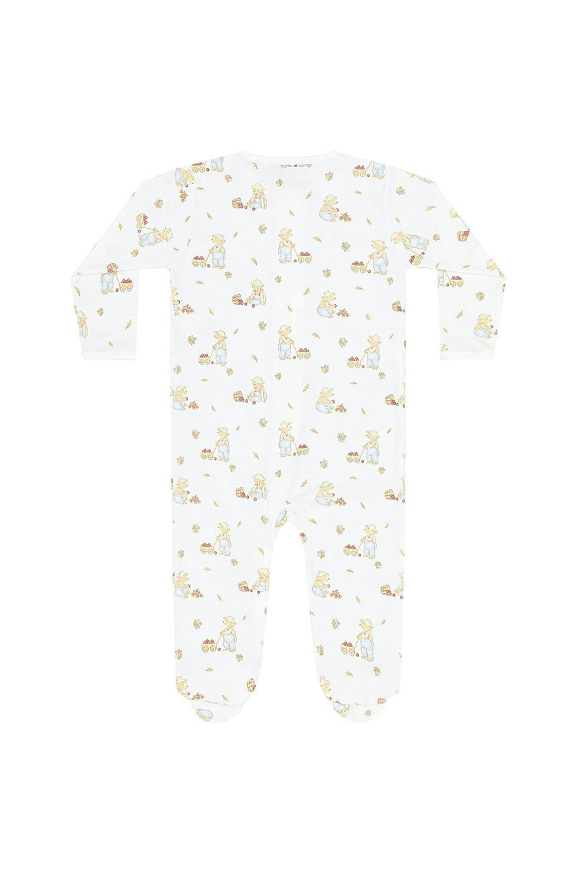 Harvest Time Zipper Footie