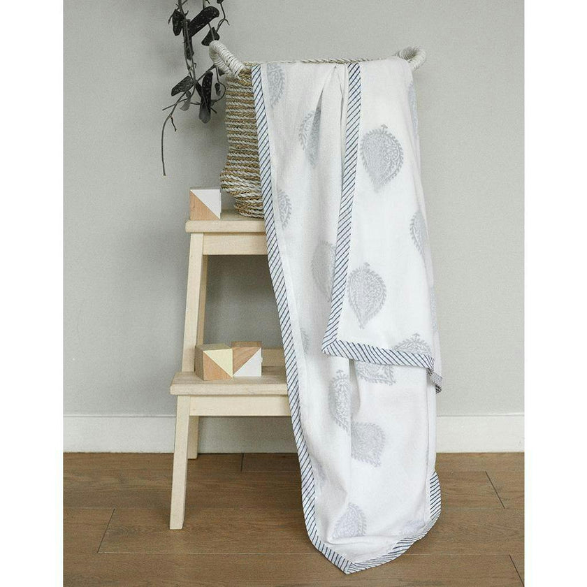 Block-Printed Cotton Dohar