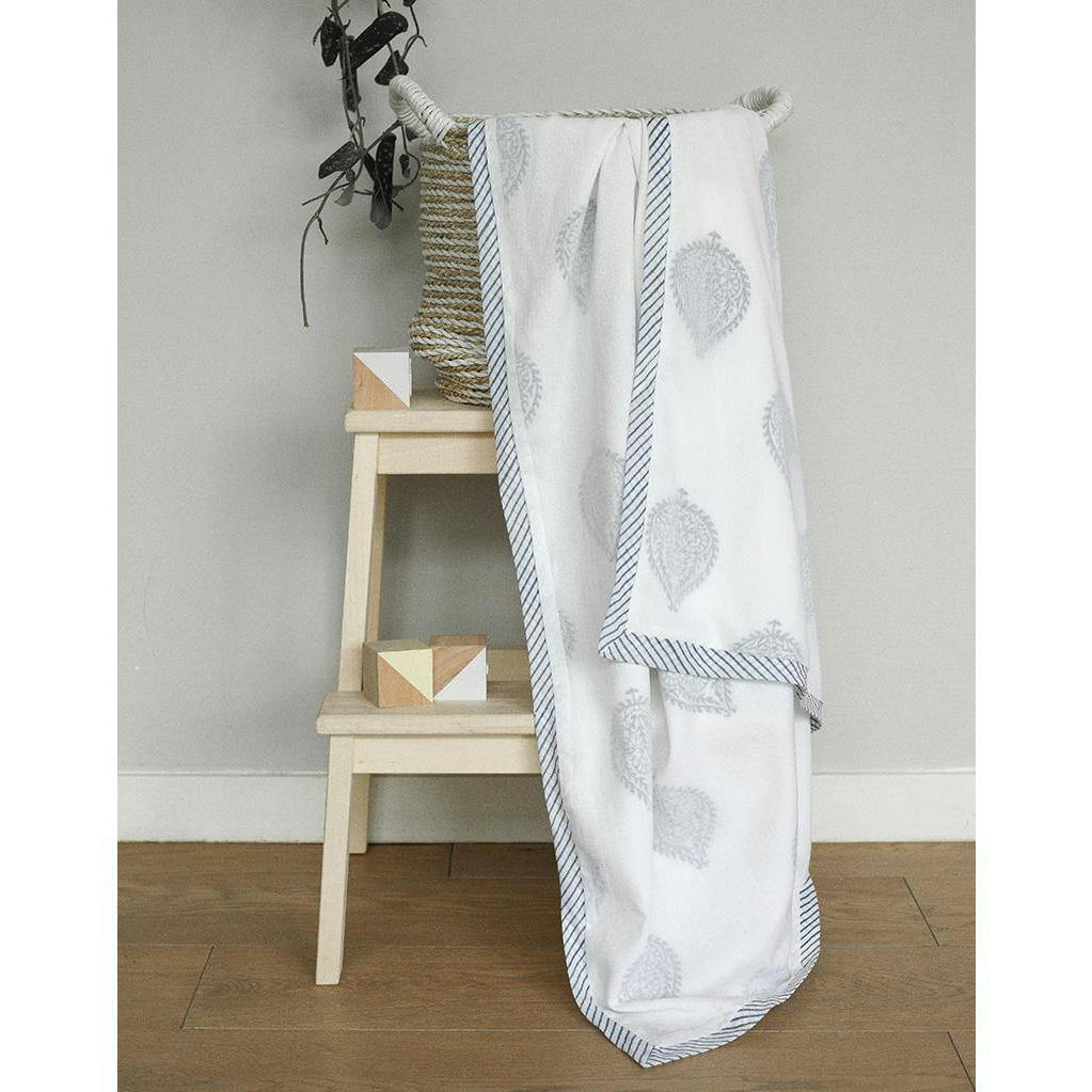 Block-Printed Cotton Dohar