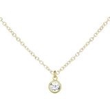 April Birthstone Necklace