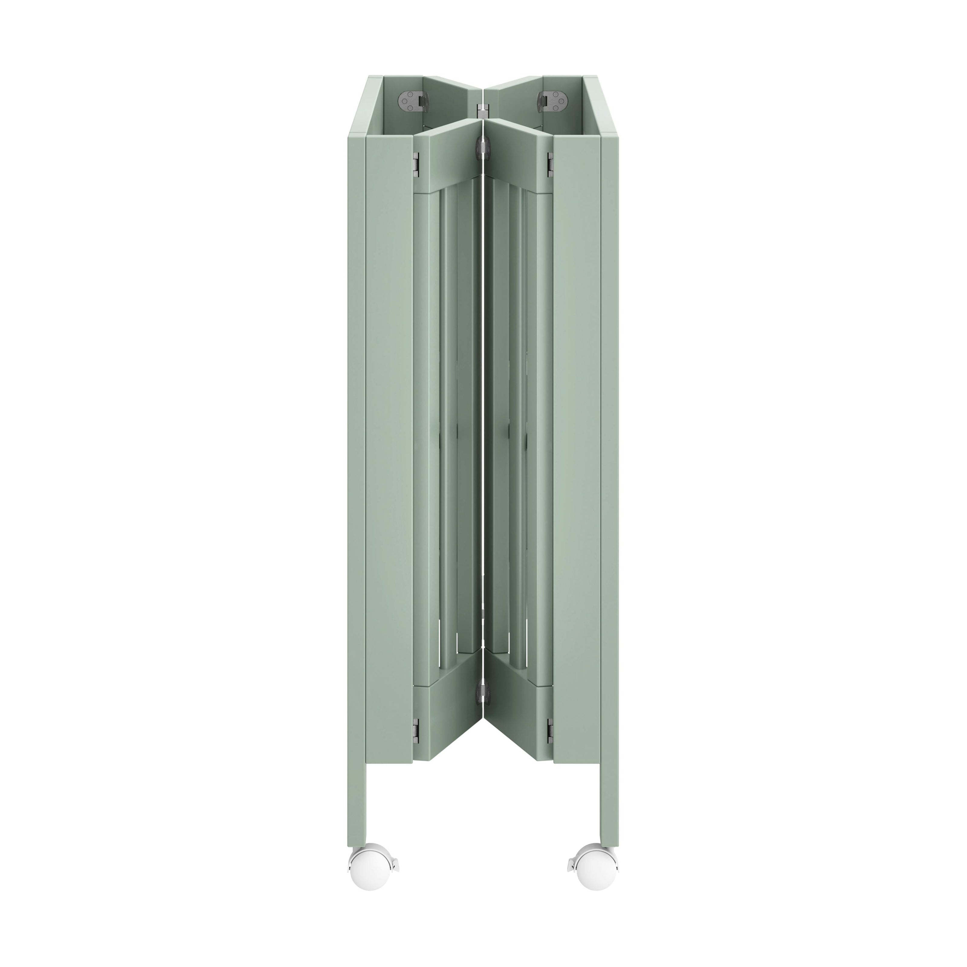 Origami Mini Crib in Light Sage