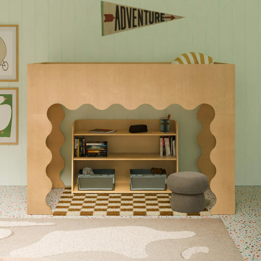 Melo Montessori-Inspired Bookcase in Honey