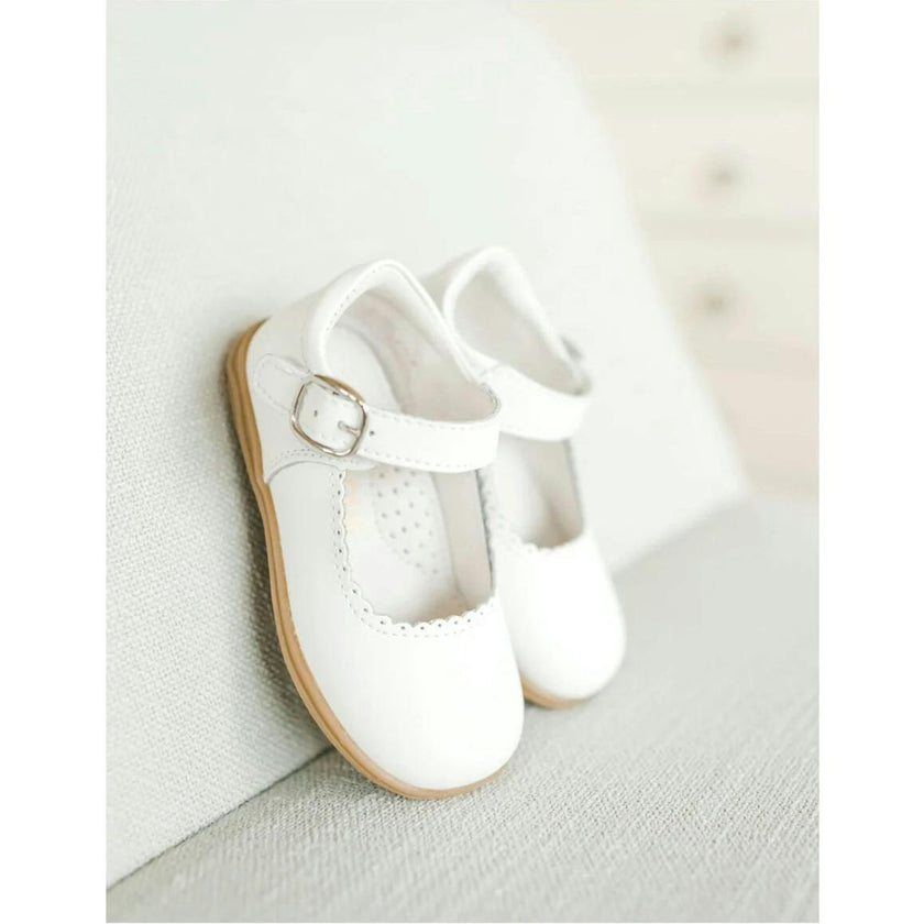 Chloe Classic Scalloped Leather Mary Jane