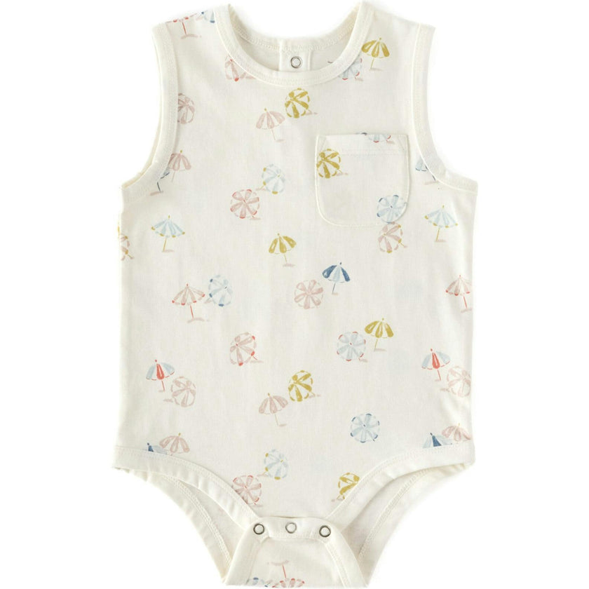 Print Tank One-Piece, Cream