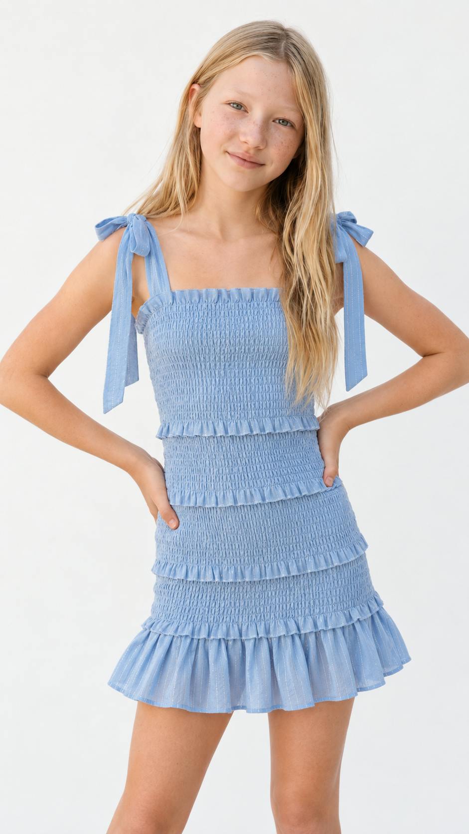 Reine Dress Baby Blue