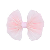 Multicolor Satin Bow Hairclip Set