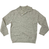 Flecked Diamonds High Neck Buttoned Sweater
