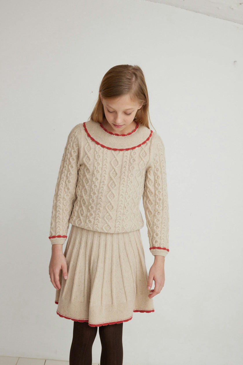 Sienna Skirt Natural Knit