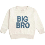 Big Bro Embroidered Patch Sweatshirt - Natural Heather