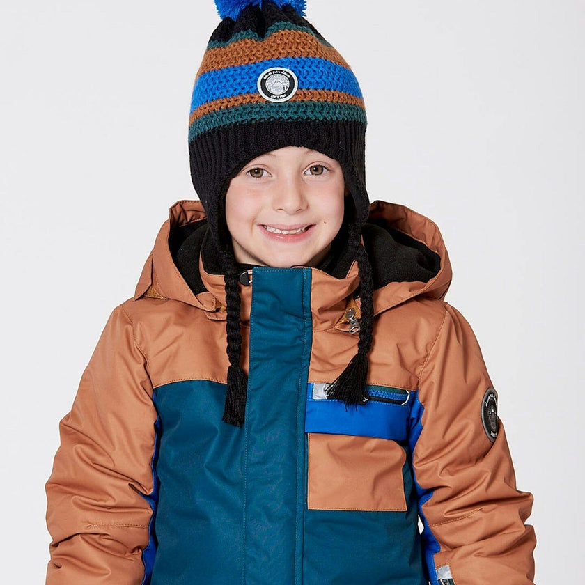Lined Peruvian Knit Pompom Hat