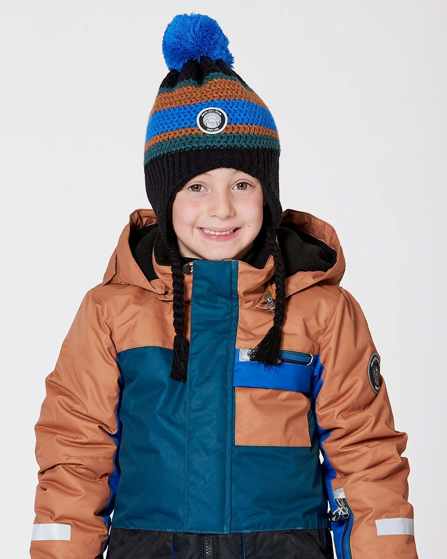 Lined Peruvian Knit Pompom Hat