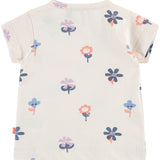 Short Sleeve T-Shirt with Flowers