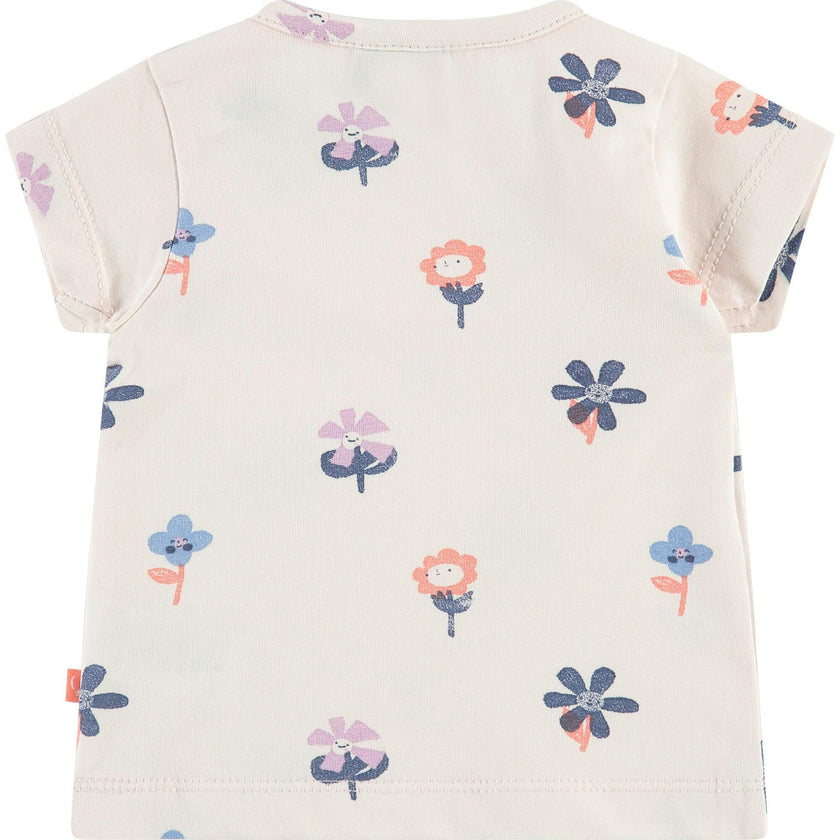 Short Sleeve T-Shirt with Flowers