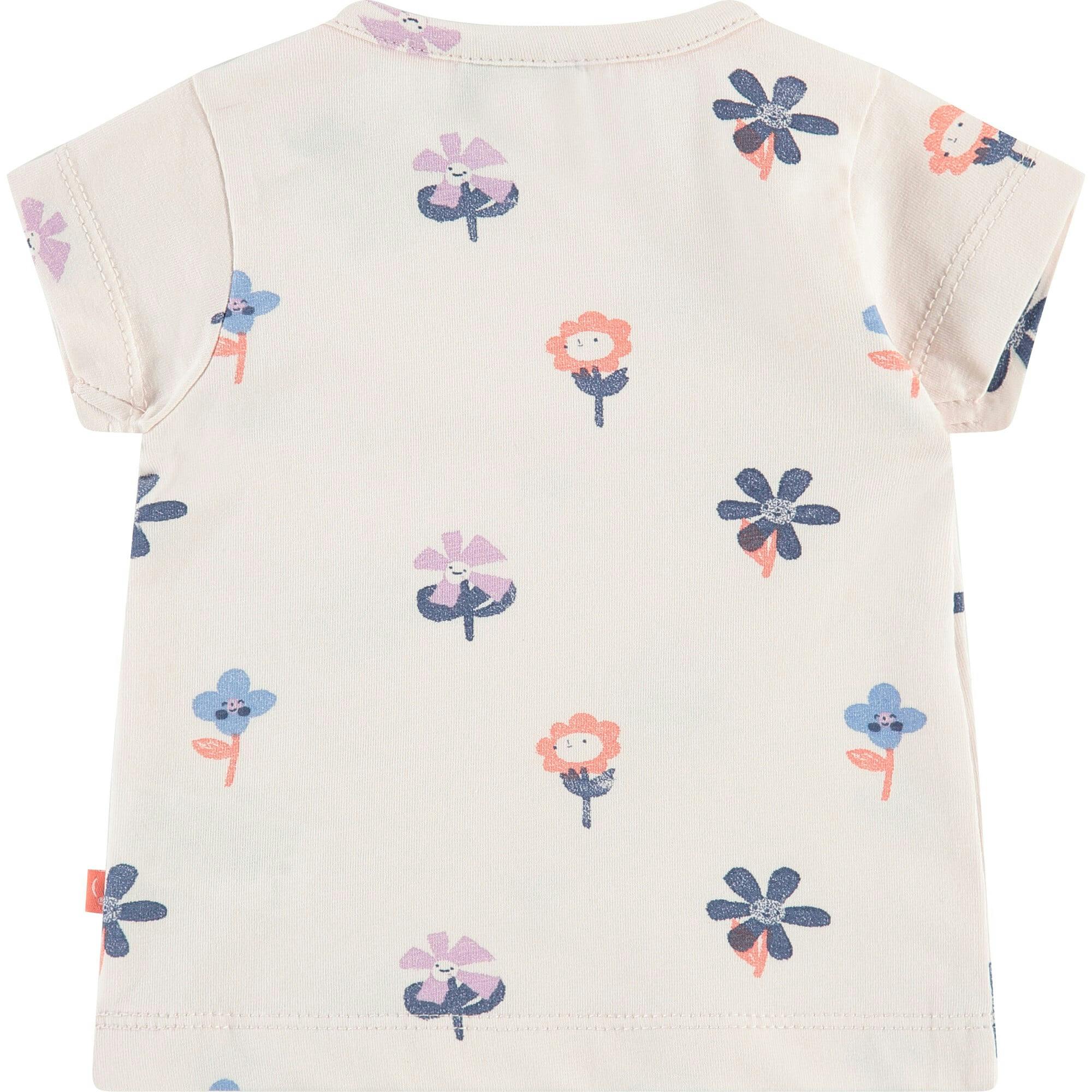 Short Sleeve T-Shirt with Flowers