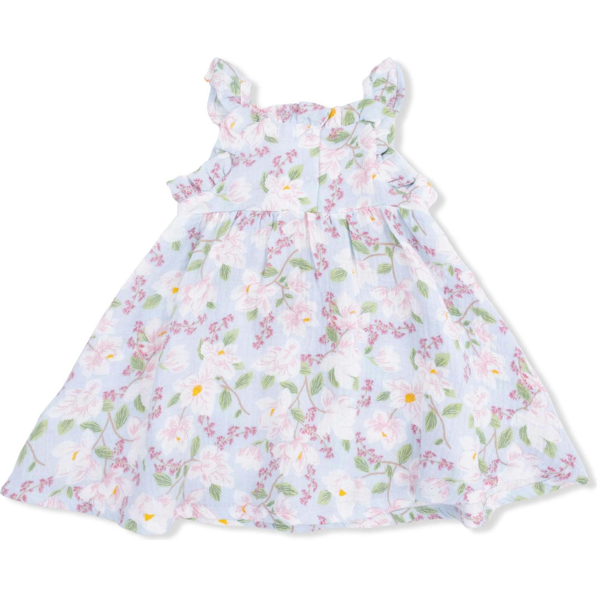 Magnolias - Paperbag Ruffle Sundress with Bloomer