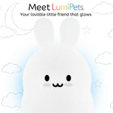 LumiPets® Basil the Bunny- Children's Touch Night Light Junior