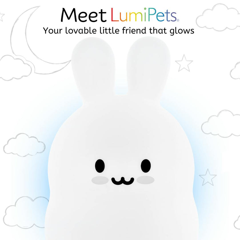 LumiPets® Basil the Bunny- Children's Touch Night Light Junior