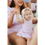 Baby Bitsy Swim Dress in Raquel Pink Floral