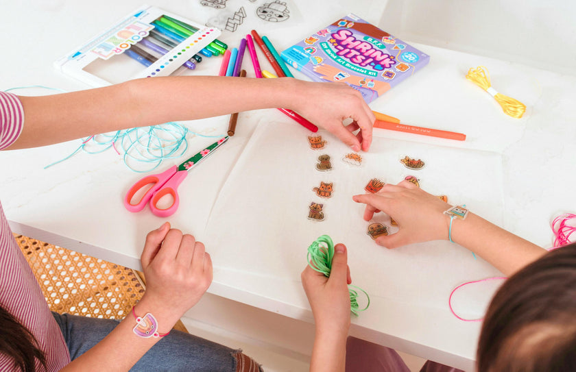 Shrink-its! DIY Shrink Art Bracelet Kit - BFF - 20 Bracelets