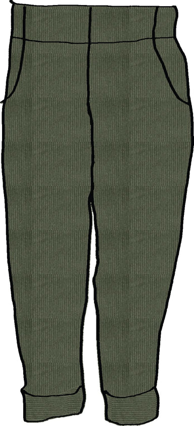 Green Cord Trouser