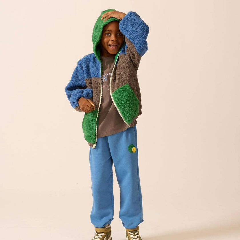 Polar Fleece Zip Up in Blue Note