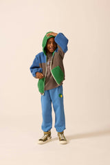 Polar Fleece Zip Up in Blue Note