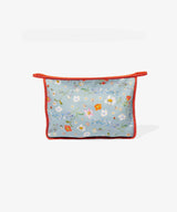 Large Zip Bag, Light Floral