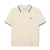 Sand Tipped Piqué Polo Shirt