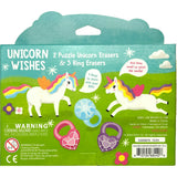 Unicorn Wishes Scented Puzzle Erasers - Set of 5