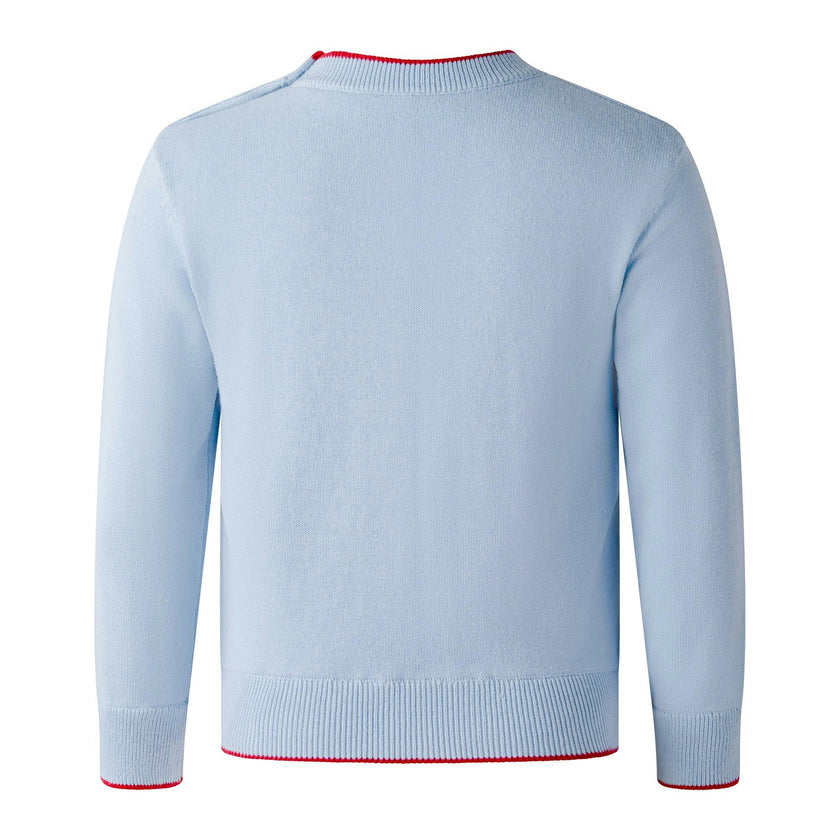 Sailboat Intarsia Sweater